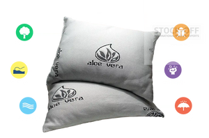 Almofada Viscoelástica Aloé Vera – Fabrico Nacional & Stock Off de Fábrica 🇵🇹🔥 Colchões Stock Off