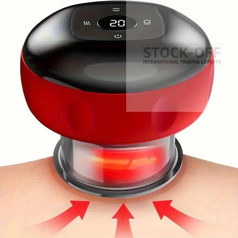 🔥 SUPER DEALS - Massageador de Sucção a Vácuo Recarregável | Terapia de Ventosa Moderna | Alívio de Dores, Relaxamento e Estética Stock