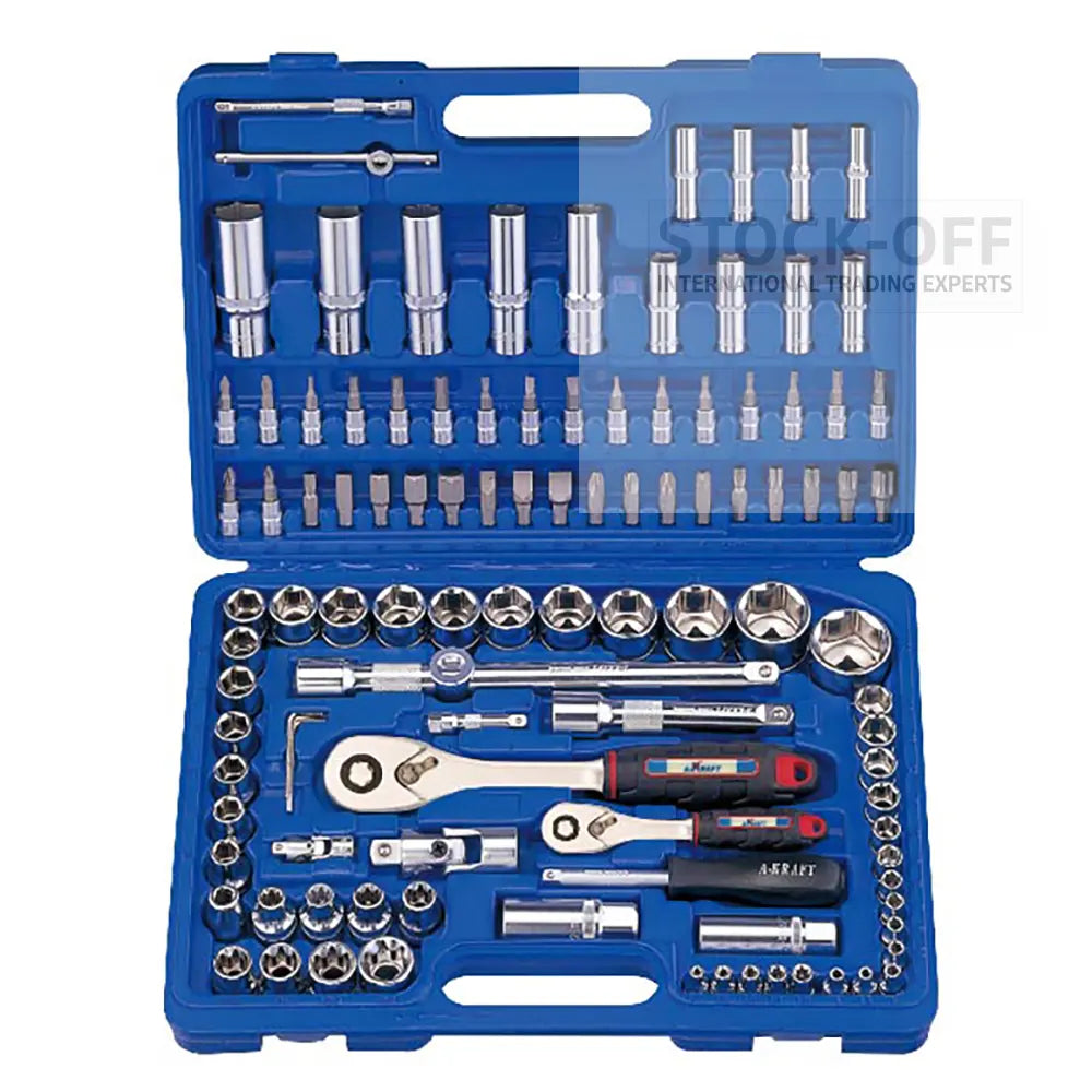 Conjunto de Ferramentas - Chaves de Caixa c/ 108 Peças de 1/4″ e 1/2″ Stock OFF - Melhor Site de Compras Online - Novidades todas as Semanas