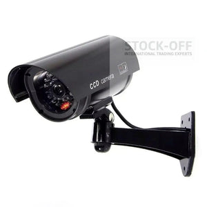 Câmara de Vigilância Falsa com LED Vermelho Intermitente Stock