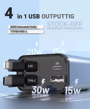 🔥 SUPER DEALS - Carregador Retrátil 2 em 1 para Isqueiro do Carro | Testado Porto™ | -70% 🇵🇹 Stock OFF