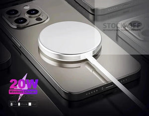 Carregador Magnético Sem Fios com Carregamento por Indução – Compatível com iPhone ⚡📱 Protech