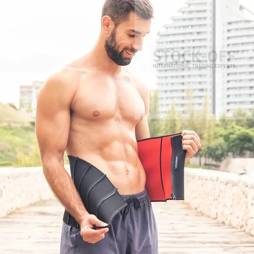 Cinta de Desporto Adelgaçante com Efeito Sauna Stock OFF