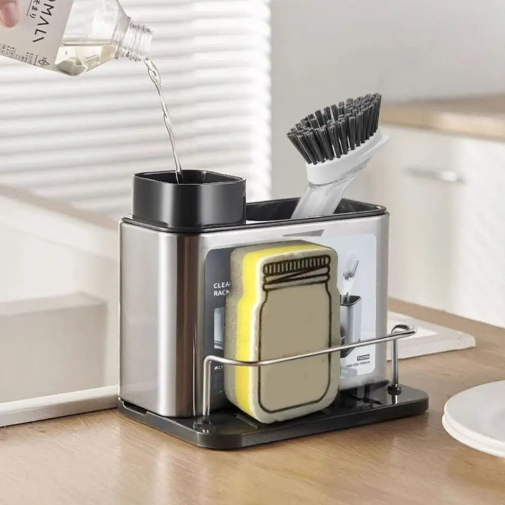 Brosse de cuisine avec distributeur de détergent