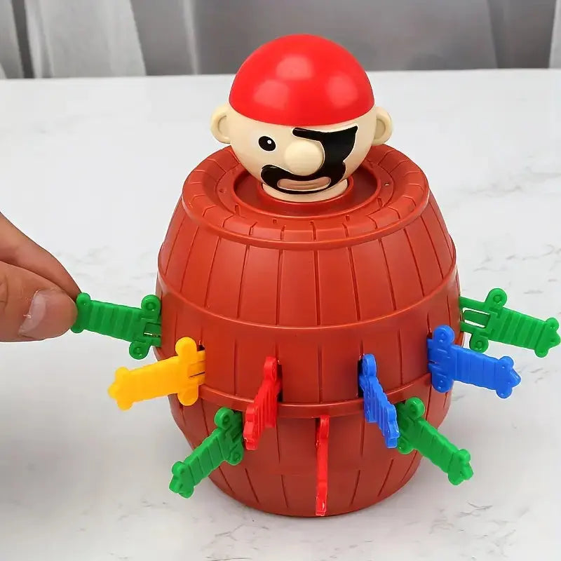 🔥 SUPER DEAL — Jogo Interativo Mini Barril Pirata | Diversão para Festas | Crianças e Adultos 🏴☠️🎉 6cc12a-b8