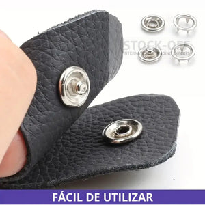 Conjunto de 100 Botões de Pressão com Alicate e Caixa de Armazenamento Stock