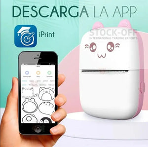 PrintyGo Mini – Impressora Térmica Portátil Bluetooth Protech