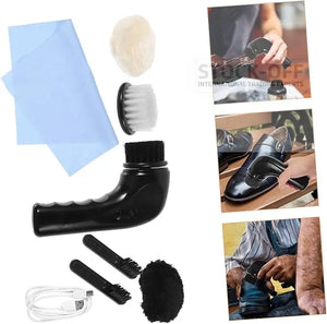 Polidor Elétrico Portátil 2 em 1 para Sapatos Stock OFF