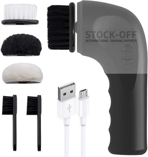 Polidor Elétrico Portátil 2 em 1 para Sapatos Stock OFF