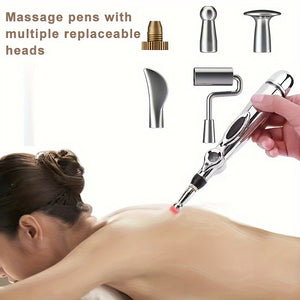 Vareta de Massagem de Pontos de Acupuntura 5em1 9 Nveis Ajustveis Porttil Sem Bateria Ideal para Articulaes Ps Pescoo Presente Perfeito