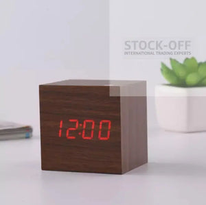 ⏰ Relógio Despertador Wooden Desire – Funcionalidade e Estilo para o seu Dia a Dia Protech