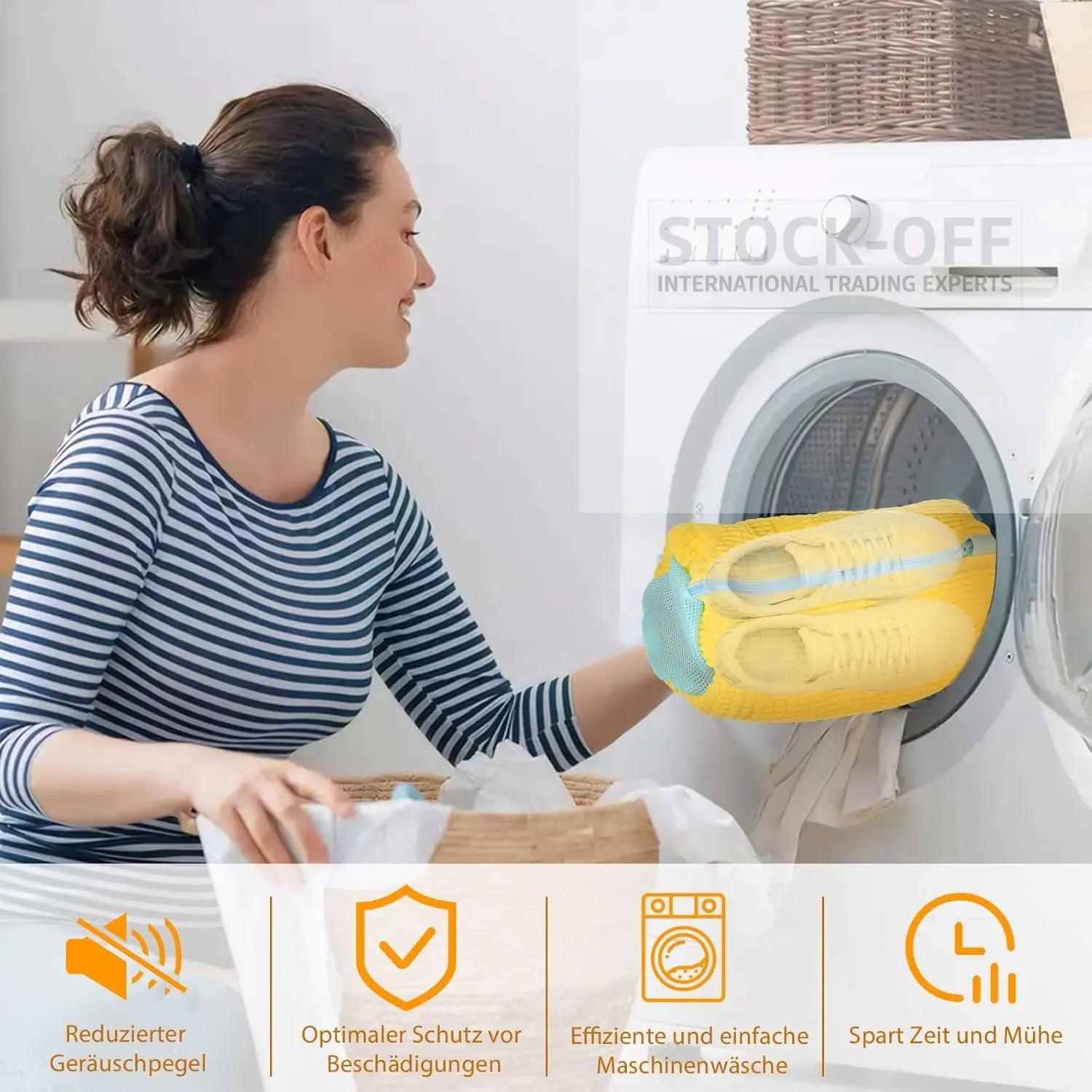 🔥 SUPER DEALS - WashSafe Shoes – Saco Protetor para Lavar Sapatilhas | Testado Porto™ | -70% 🇵🇹 Stock