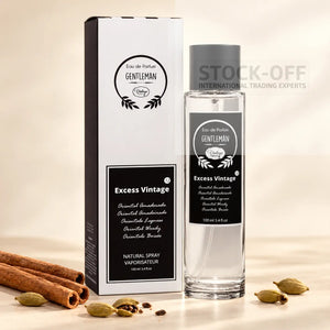 Perfume genérico Nº 12, frasco e embalagem de 100 ml, apresentação com canela e cardamomo