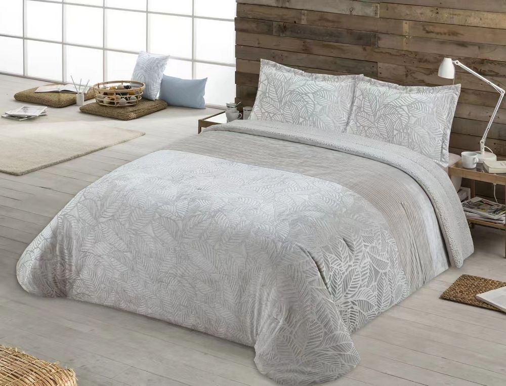 Couette réversible double confort double