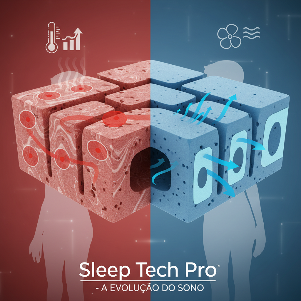 🧠 Porquê Estamos a Deixar o Viscoelástico e a Adotar Totalmente o Nosso Perfilado Sleep Tech Pro?