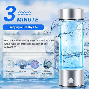 Garrafa HYDROMAGIC H2 – Água Hidrogenada Antioxidante de Última Geração Stock OFF