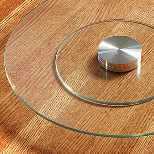 Prato de Vidro Giratório 35 cm – Sofisticação e Praticidade Para a Sua Mesa! ✨ Stock OFF