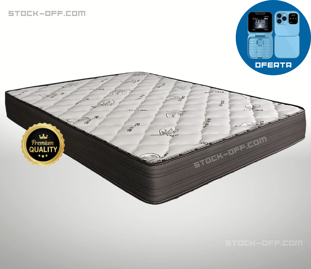 Colchão Ortopédico Sleep Tech Pro 26cm – Tecnologia Neurotécnica de Perfilagem | Fabrico PT Stock OFF