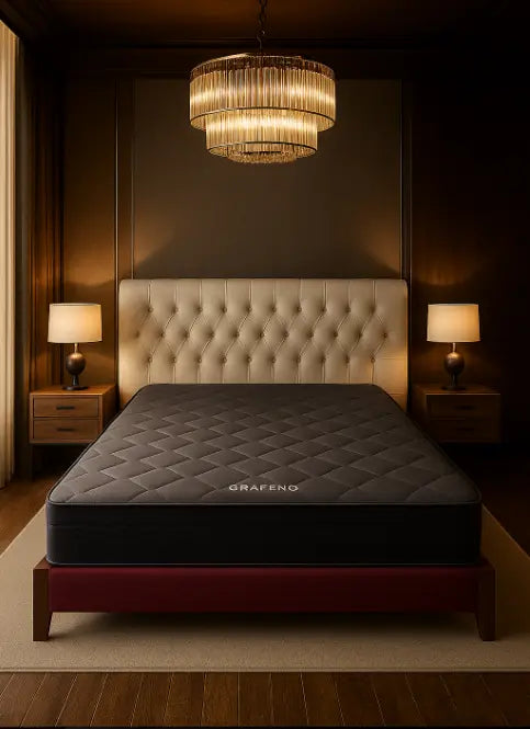 💎 Colchão Visco Grafeno Supreme – O Auge da Tecnologia do Sono! 🛌✨ Colchões Stock Off