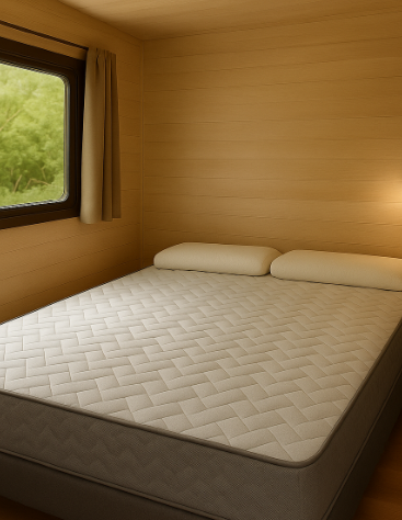 STAYPRO™ ROLL — Linha Profissional de Colchões para Bungalows, Campismo e Alojamentos