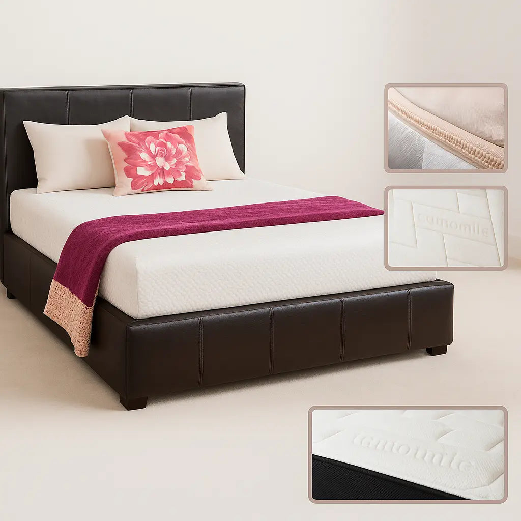 💤 Colchão Viscoelástico Relaxante de Camomila – Durma com Tranquilidade e Bem-Estar! Colchões Stock Off