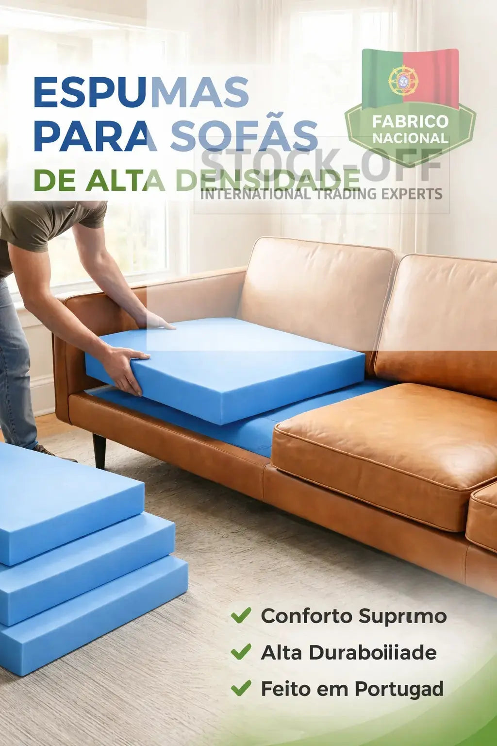 SOFÁ RESTORE™ - Suporte Profissional para Assentos de Sofá Afundados Stock