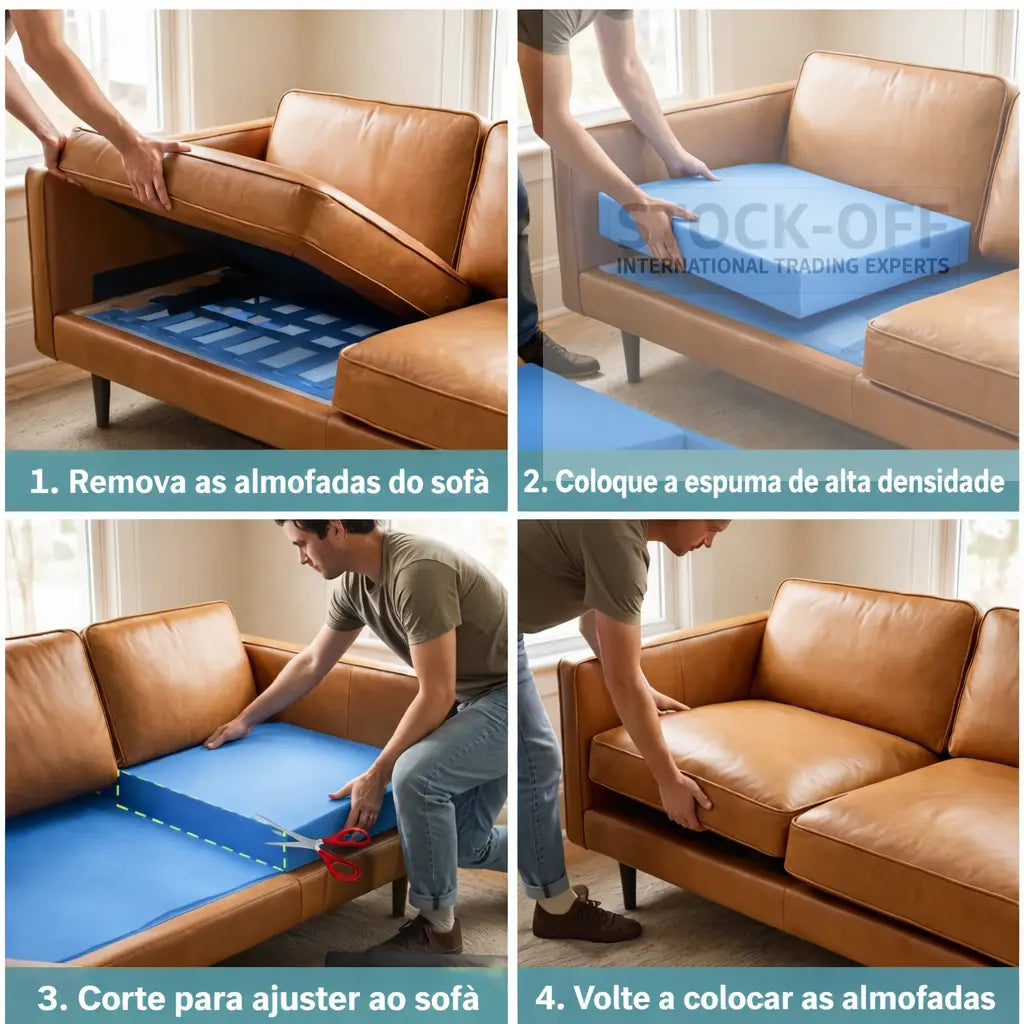 SOFÁ RESTORE™ - Suporte Profissional para Assentos de Sofá Afundados Stock