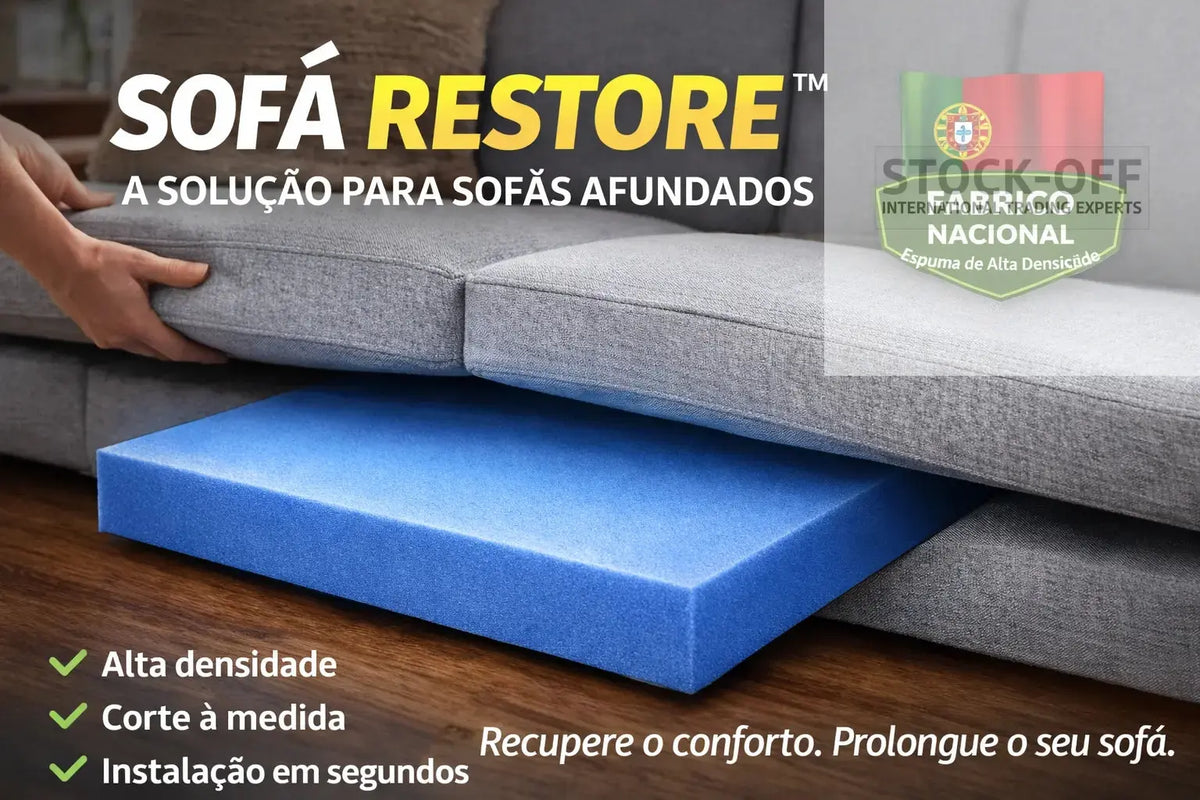 SOFÁ RESTORE™ - Suporte Profissional para Assentos de Sofá Afundados