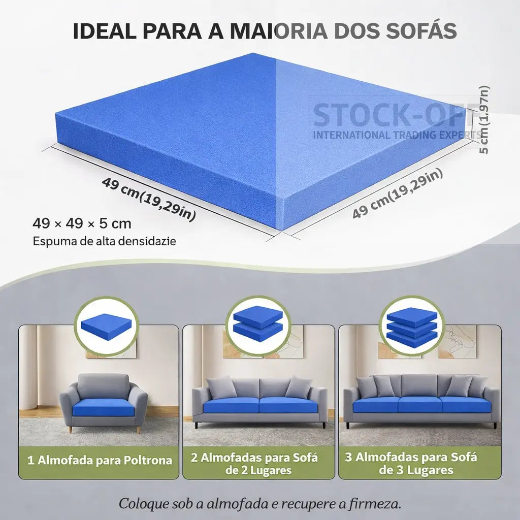 Suporte Para Assento De Sofá Afundado Em Espuma Densa Stock OFF