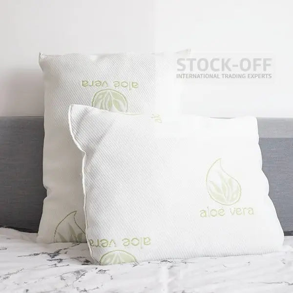 Almofada Viscoelástica Aloé Vera – Fabrico Nacional & Stock Off de Fábrica 🇵🇹🔥 Colchões Stock Off