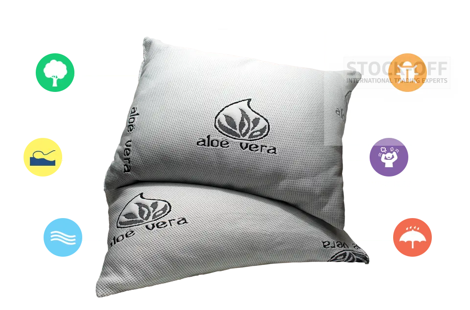 Almofada Viscoelástica Aloé Vera – Fabrico Nacional & Stock Off de Fábrica 🇵🇹🔥 Colchões Stock Off