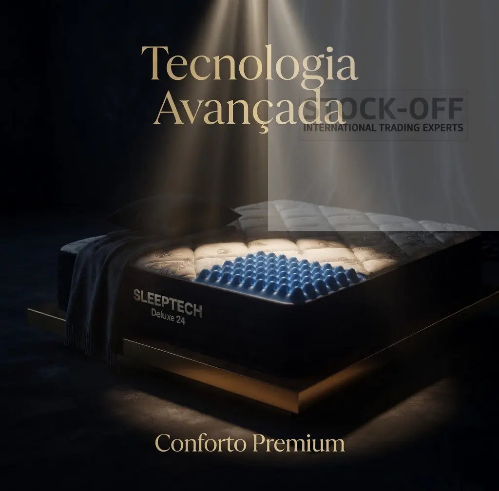 🛏️ SleepTech Deluxe 24 – Engenharia Portuguesa do Sono, 24cm Colchões Stock Off