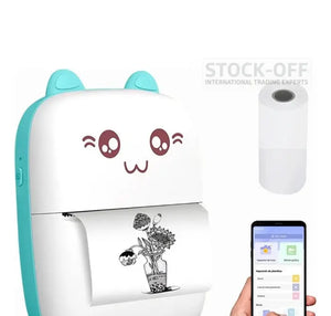 PrintyGo Mini – Impressora Térmica Portátil Bluetooth Protech