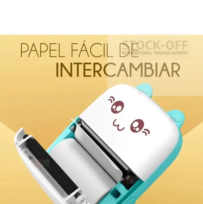 PrintyGo Mini – Impressora Térmica Portátil Bluetooth Protech