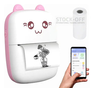 PrintyGo Mini – Impressora Térmica Portátil Bluetooth Protech