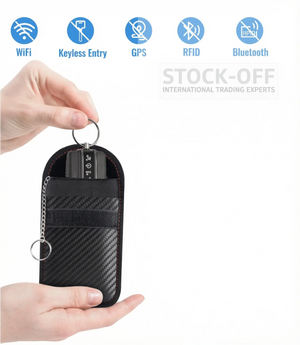 Faraday Shield PRO™ – Bolsa Anti-Roubo RFID para Chave Automóvel (Bloqueio Total de Sinal Stock