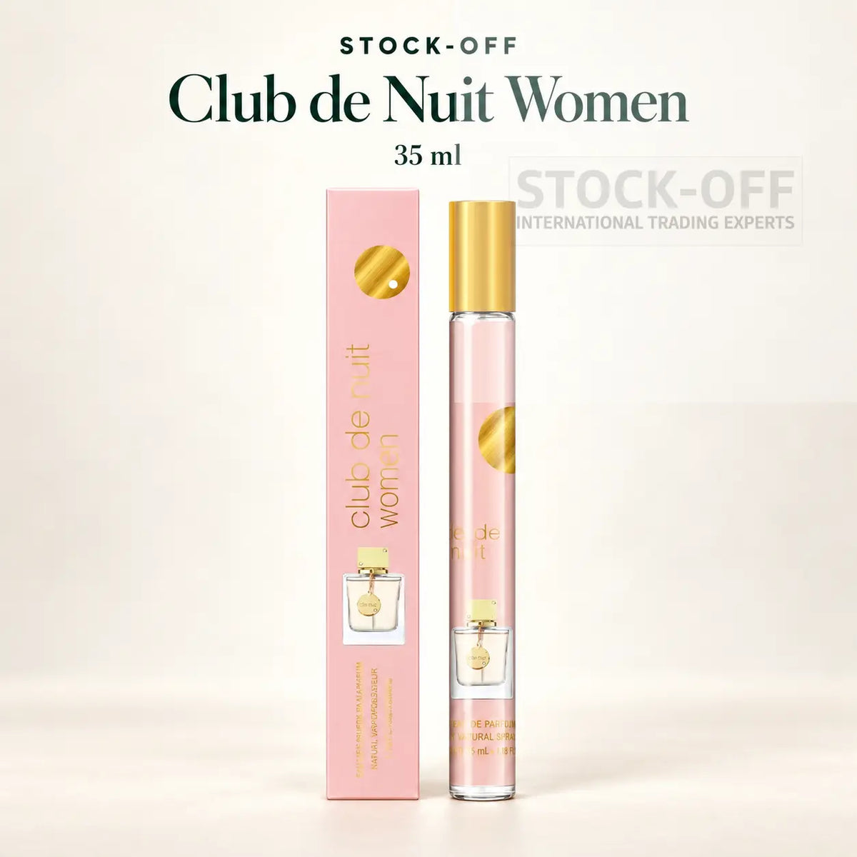 Club de Nuit Women 35 ml — frasco de viagem e caixa, Stock-Off