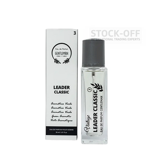 Fotografia do frasco e embalagem do perfume genérico Nº 3 Leader Classic, 30 ml.