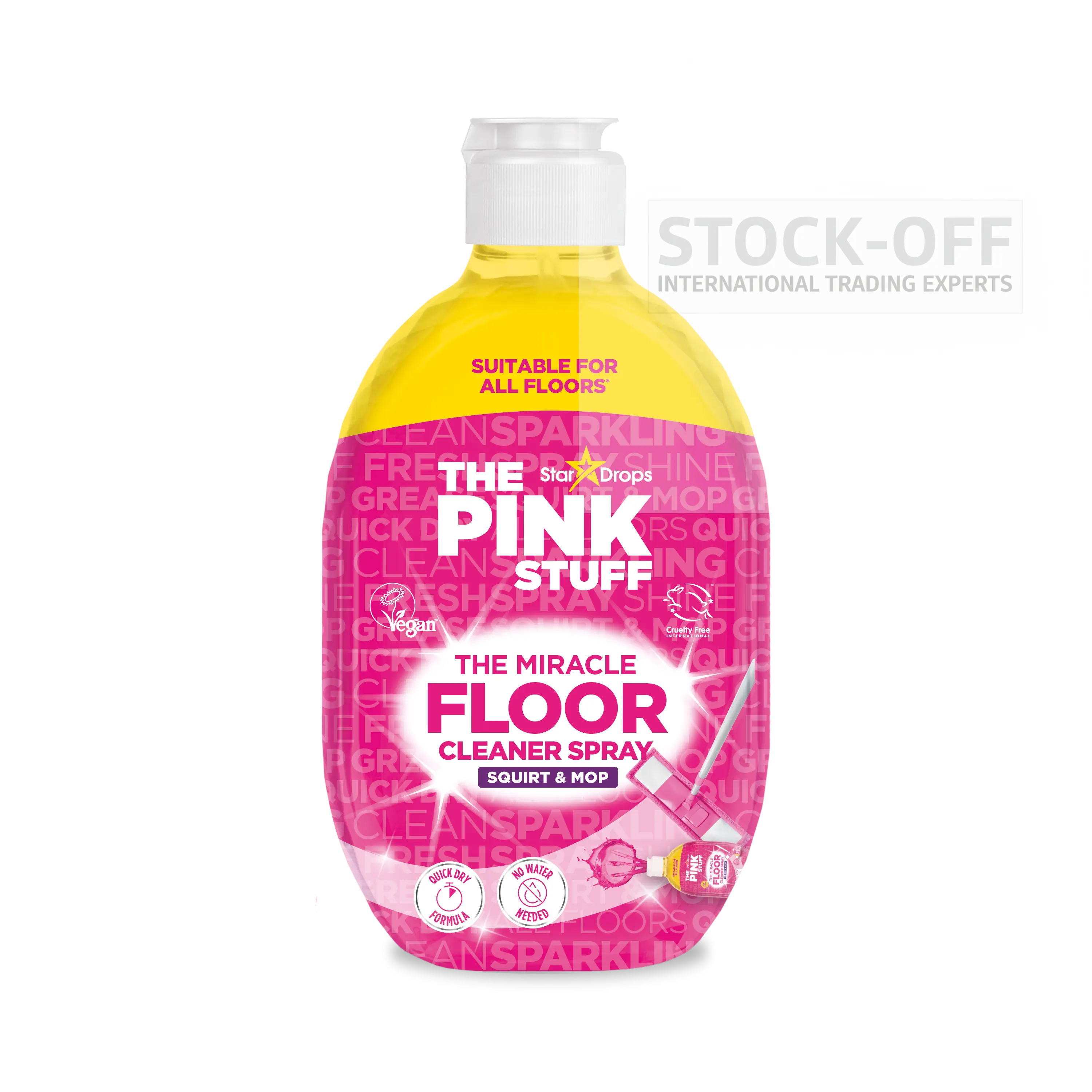 The Pink Stuff The Miracle Floor Cleaner Spray - Spray de Limpeza para pavimentos Stock