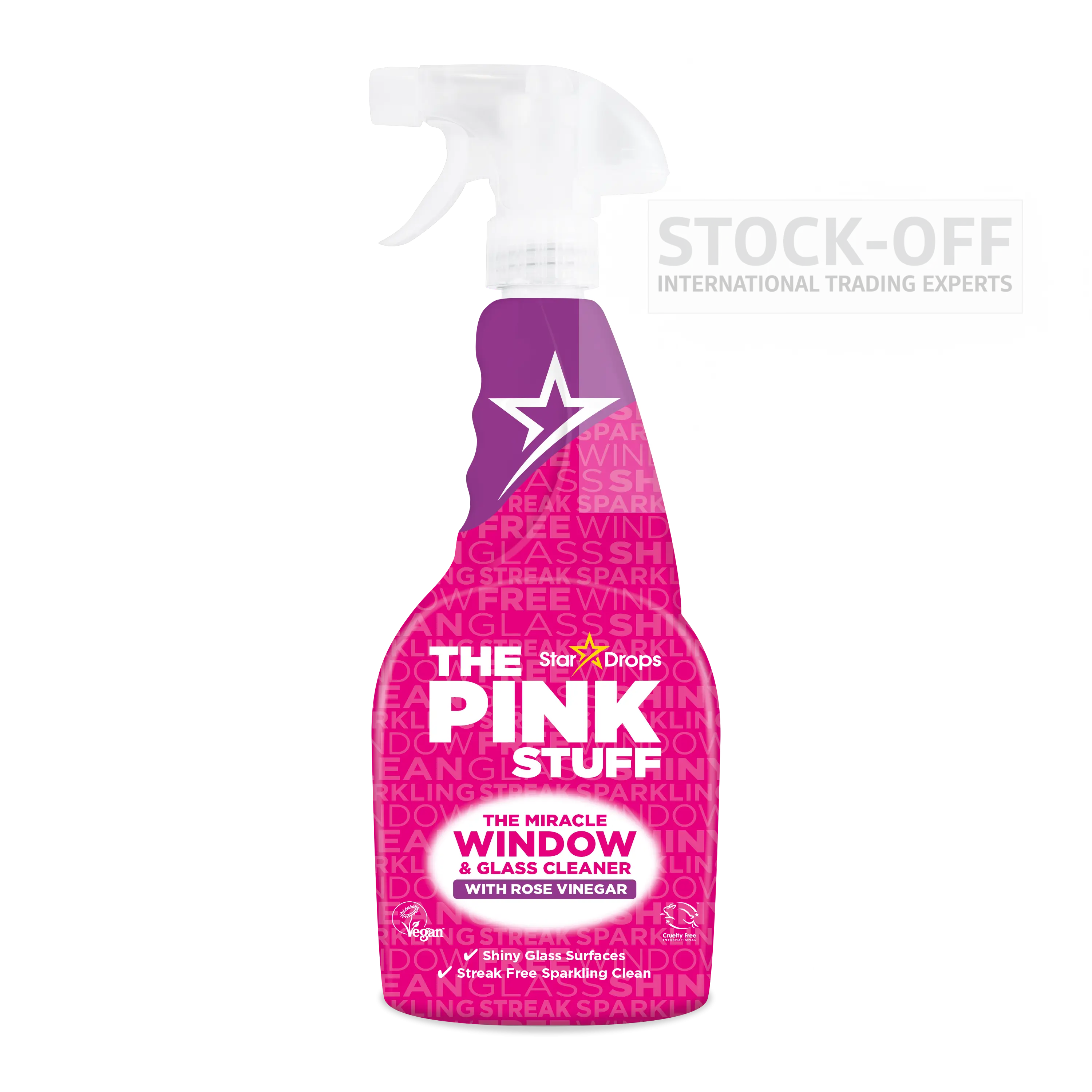 The Pink Stuff The Miracle Window and Glass Cleaner - Spray Limpa Vidros Stock