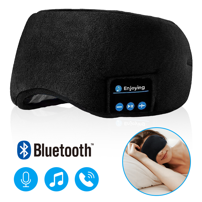 Máscara de Dormir com Fone de Ouvido Bluetooth